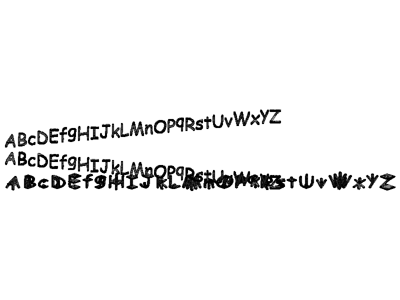 Dual Text Illusion | Alphabet